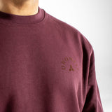 Sweat col rond unisexe | Cicero | red brown