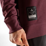 Sweat col rond unisexe | Cicero | red brown
