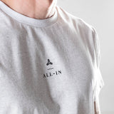 T-shirt Femme Crop top | ALL-IN | White fleck