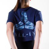 T-shirt Femme Crop top | ALL-IN | Navy