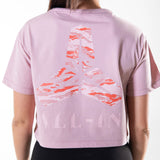 T-shirt Femme Crop top | ALL-IN | Rose pale