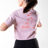 T-shirt Femme Crop top | ALL-IN | Rose pale