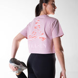 T-shirt Femme Crop top | ALL-IN | Rose pale