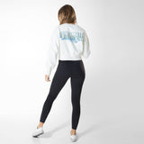 Sweat crop top | Snow white | Dream big