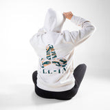 Sweat à capuche Unisexe | ALL-IN | White Fleck