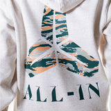 Sweat à capuche Unisexe | ALL-IN | White Fleck