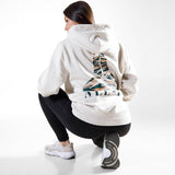 Sweat à capuche Unisexe | ALL-IN | White Fleck