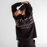 T-shirt Heavy manches longues Unisexe | Cicero | Black
