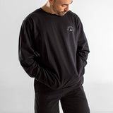 T-shirt Heavy manches longues Unisexe | Cicero | Black