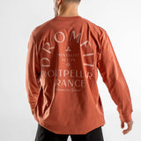 T-shirt Heavy manches longues Unisexe | Cicero | Heritage brown