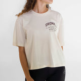 T-Shirt Femme Light crop & Oversize | Natural raw | University