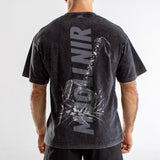 T-Shirt Oversize Unisexe Washed | MJOLLNIR | Black