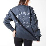 Sweat col rond Unisexe Oversize | Cicero | Dark Grey