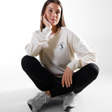 Sweat col rond Unisexe | Weightlifting club | Ecru