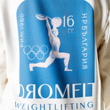 Sweat col rond Unisexe | Weightlifting club | Ecru