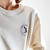 Sweat col rond Unisexe | Weightlifting club | Ecru