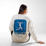 Sweat col rond Unisexe | Weightlifting club | Ecru