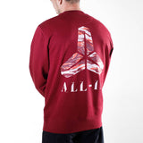 Sweat col rond Unisexe | ALL-IN | Burgundy