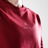 Sweat col rond Unisexe | ALL-IN | Burgundy
