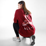 Sweat col rond Unisexe | ALL-IN | Burgundy