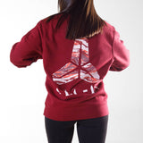 Sweat col rond Unisexe | ALL-IN | Burgundy