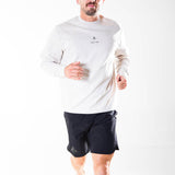 Sweat col rond Unisexe | ALL-IN | White Fleck