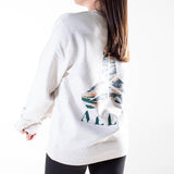 Sweat col rond Unisexe | ALL-IN | White Fleck
