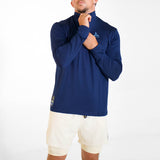 Haut de survêtement quart-zip | Navy