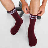 Paire de chaussette unisexe | Burgundy