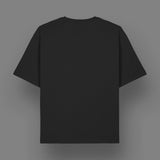 T-Shirt Oversize Léger Unisexe | Sound Of Silence | Black