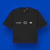T-Shirt Oversize Crop Cool Kid | "The pure" | Black