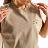 Heavy Faded Tank Unisexe | Cicero | Khaki
