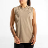 Heavy Faded Tank Unisexe | Cicero | Khaki