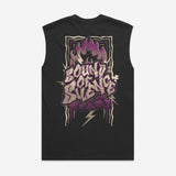 TankTop Faded Black | Sound Of Silence | DROMFIT