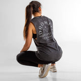 Tank Unisexe wide open | Cicero | Black stone