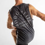 Tank Unisexe wide open | Cicero | Black stone