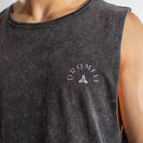 Tank Unisexe wide open | Cicero | Black stone