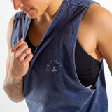 Tank Unisexe wide open | Cicero | Blue stone