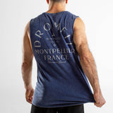 Tank Unisexe wide open | Cicero | Blue stone