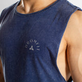 Tank Unisexe wide open | Cicero | Blue stone