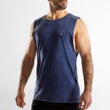 Tank Unisexe wide open | Cicero | Blue stone