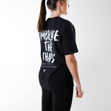 T-shirt Unisexe Light Oversize | Embrace the chaos | Black