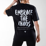 T-shirt Unisexe Light Oversize | Embrace the chaos | Black
