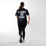 T-shirt Unisexe Light Oversize | Embrace the chaos | Black