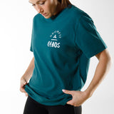T-shirt Unisexe Light Oversize | Embrace the chaos | Glazed Green