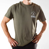 T-shirt Unisexe Light Oversize | Embrace the chaos | Kaki