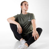 T-shirt Unisexe Light Oversize | Embrace the chaos | Kaki