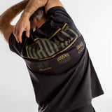 T-shirt Oversize Heavy Faded Unisexe | Route 66 | Black