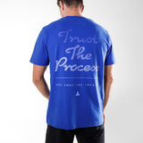 T-shirt Unisexe Light Oversize | Trust the process | Worker Blue