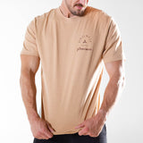 T-shirt Unisexe Light Oversize | Trust the process | Latte